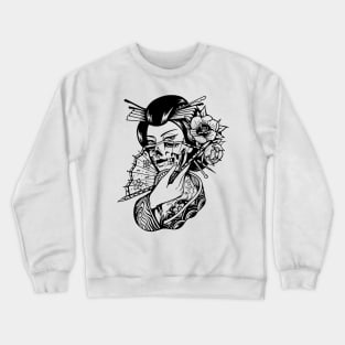 Geisha by Digent.ink Crewneck Sweatshirt